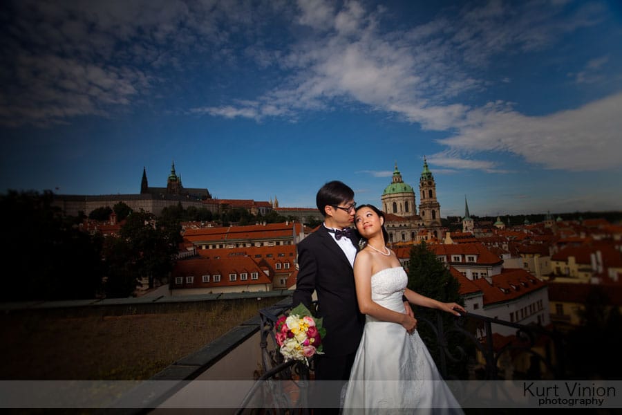 Prague pre wedding photographers / Winnie & Chiu portrait session at Vrtbovska Garden
