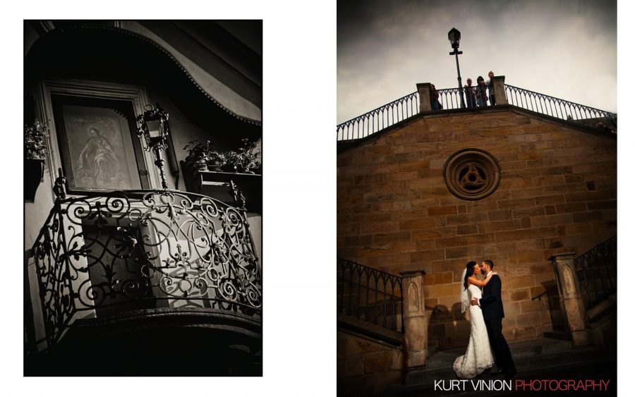 Elopement wedding Prague: Leslie & Anthony wedding photography at the Charles Bridge