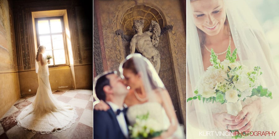 Prague weddings / Jennifer & Shad Vrtbovska Garden wedding / wedding portraits