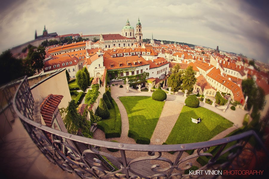 Prague weddings / Jennifer & Shad Vrtbovska Garden wedding / wedding portraits