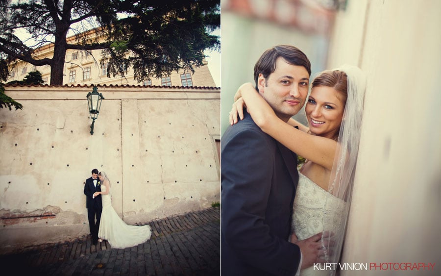 Prague weddings / Jennifer & Shad / wedding portraits at Prague Castle