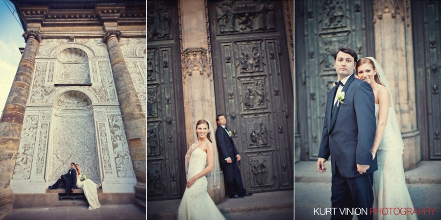 Prague weddings / Jennifer & Shad / wedding portraits at Prague Castle