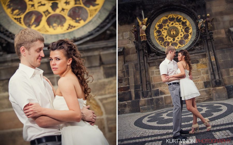 Old Town Hall wedding Prague / Maria & Dmitry photography at Vrtbovska Garden