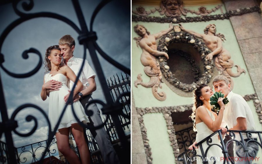 Old Town Hall wedding Prague / Maria & Dmitry photography at Vrtbovska Garden