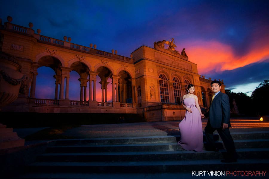 Vienna Pre-Wedding Photographer / Mavis & Henry portraits at the Schönbrunn Palace