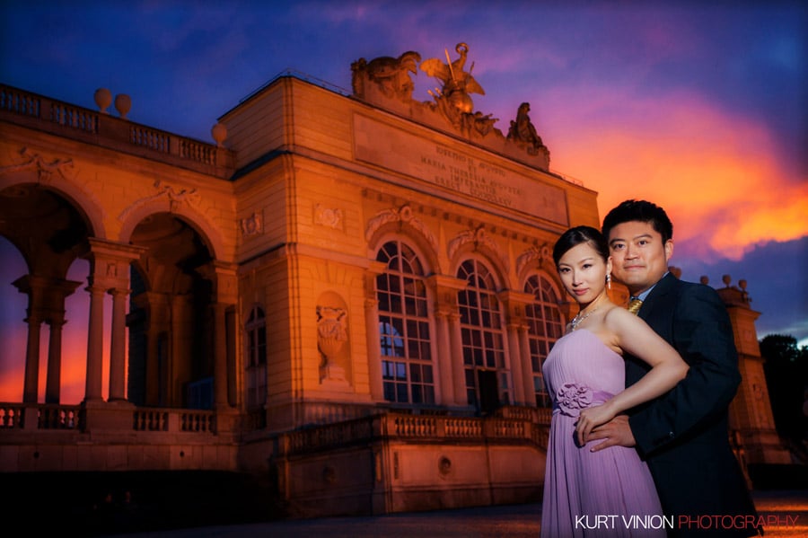 Vienna Pre-Wedding Photographer / Mavis & Henry portraits at the Schönbrunn Palace