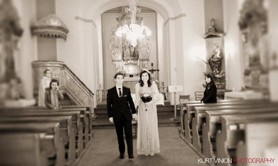 Prague wedding elopement / photography / Libby & Scott at St. Phillips and James church