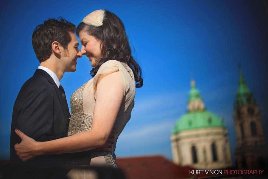 Prague wedding elopement / photography / Libby & Scott in Vrtbovska Garden (Zahrada)