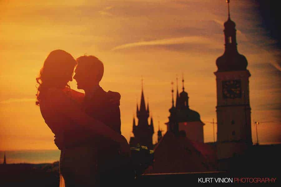 Prague wedding elopement / photography / Libby & Scott in Old Town Square