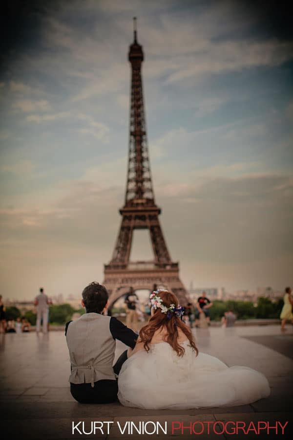 Paris overseas photos / N & K / near the Eiffel Tower portraits