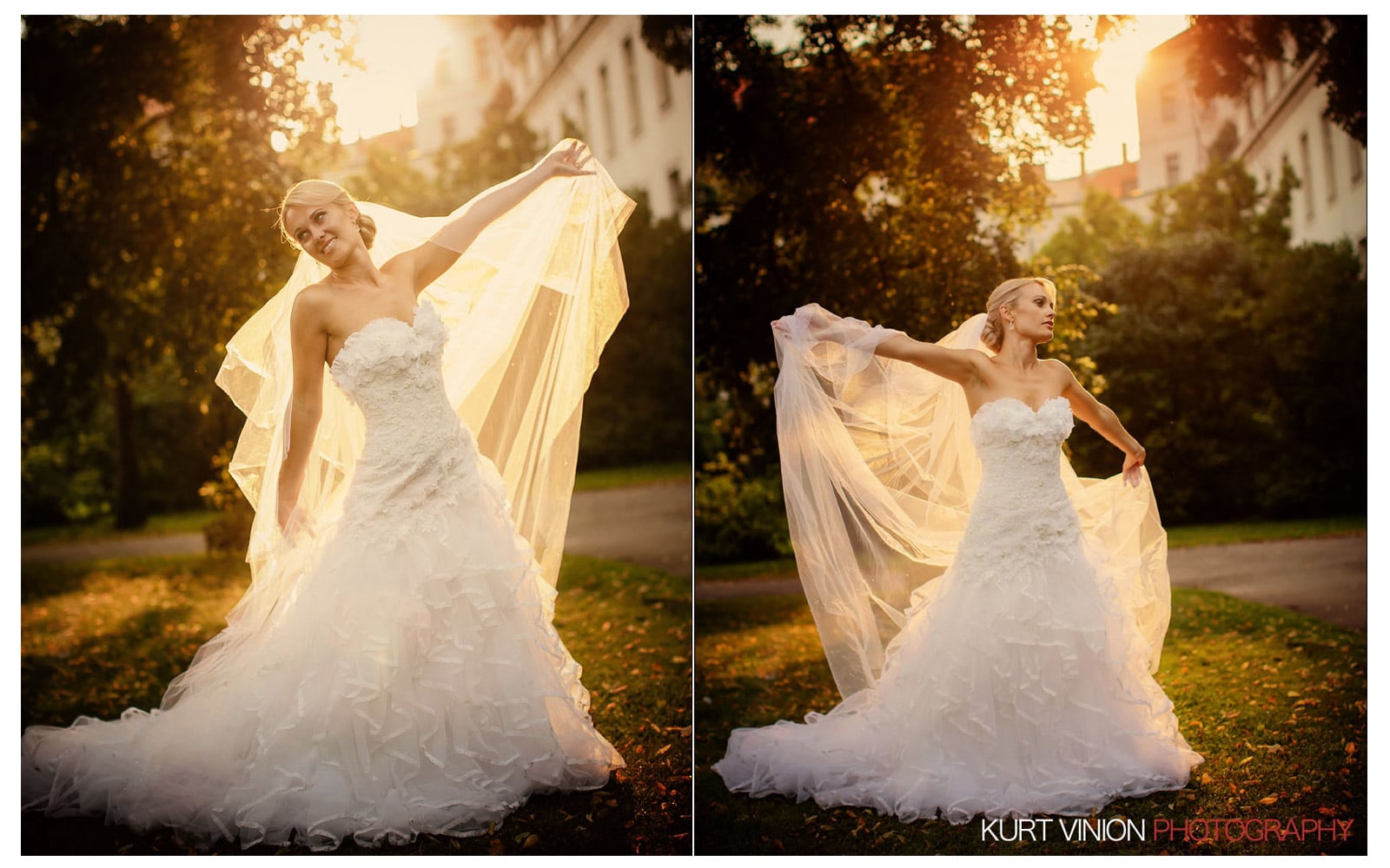 Prague Clementinum wedding / Jess + James - stunning bridal portraits in Prague