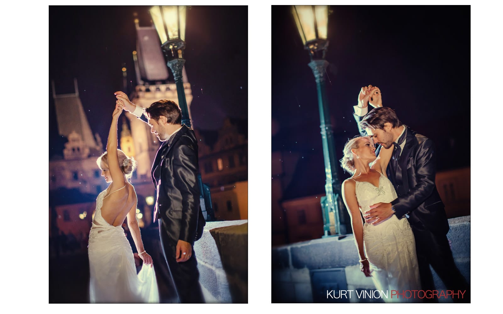 Prague Clementinum wedding / Jess + James - Charles Bridge portraits