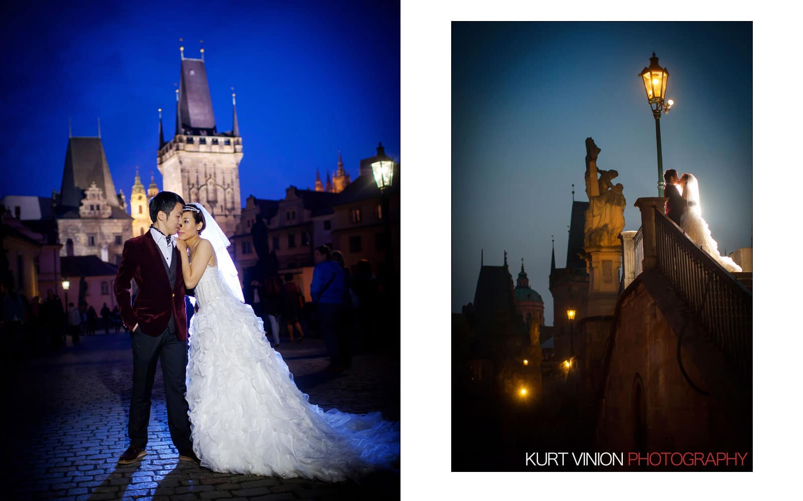 Prague pre wedding / Jay & Ambrose / portrait session at the Charles Bridge