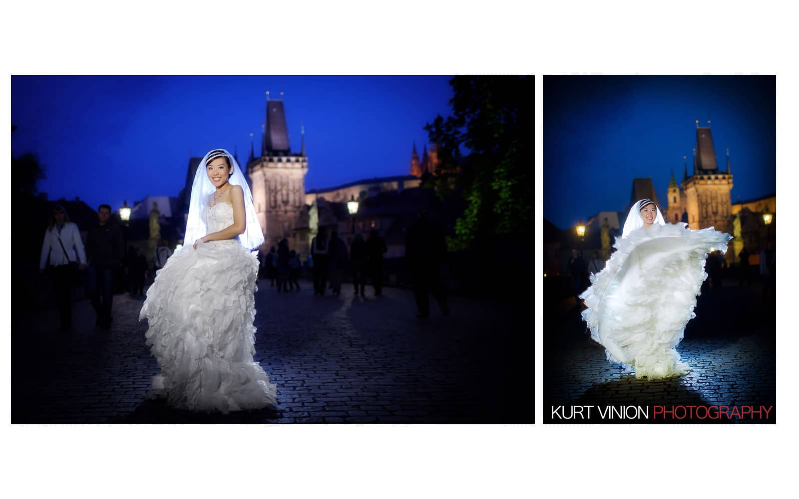 Prague pre wedding / Jay & Ambrose / portrait session at the Charles Bridge