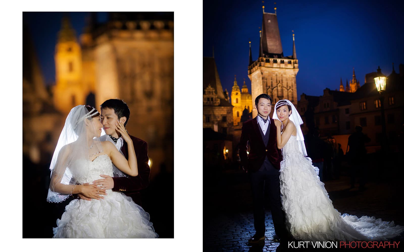 Prague pre wedding / Jay & Ambrose / portrait session at the Charles Bridge