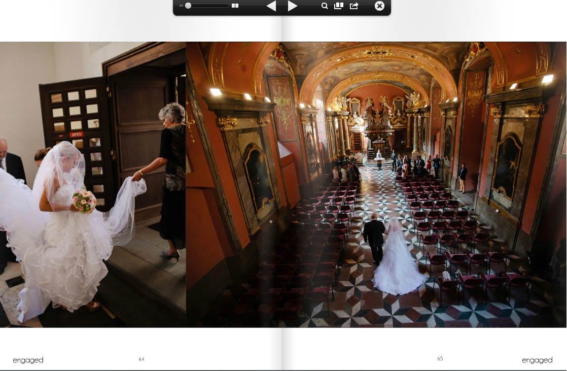 Prague weddings / J & J / Clementinum wedding featured in Engaged Magazine