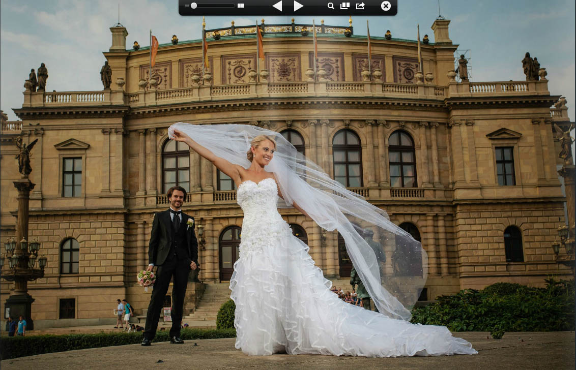 Prague weddings / J & J / Clementinum wedding featured in Engaged Magazine