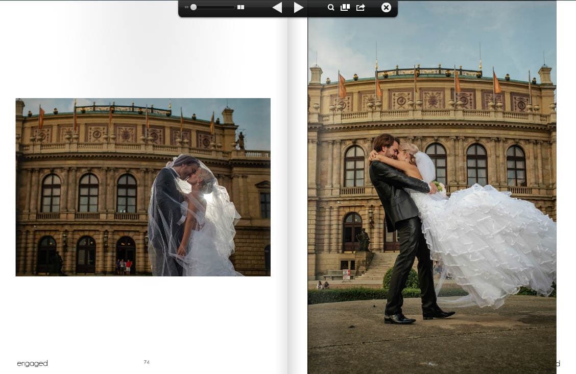 Prague weddings / J & J / Clementinum wedding featured in Engaged Magazine