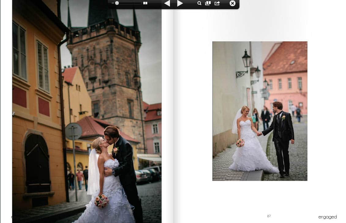 Prague weddings / J & J / Clementinum wedding featured in Engaged Magazine