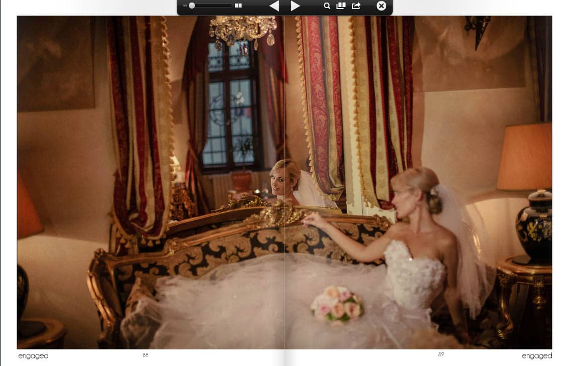 Prague weddings / J & J / Clementinum wedding featured in Engaged Magazine