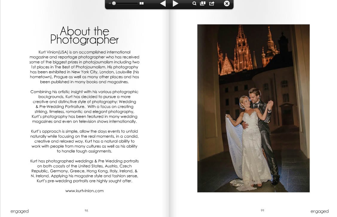 Prague weddings / J & J / Clementinum wedding featured in Engaged Magazine