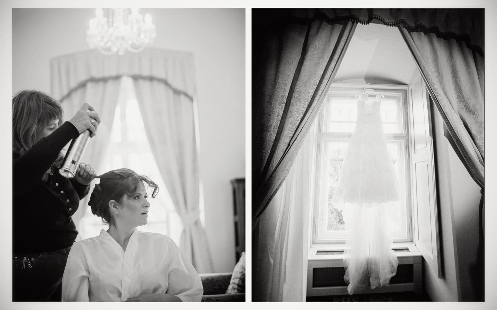 Castle Zbiroh Wedding / Paola & Alexei / bridal photography