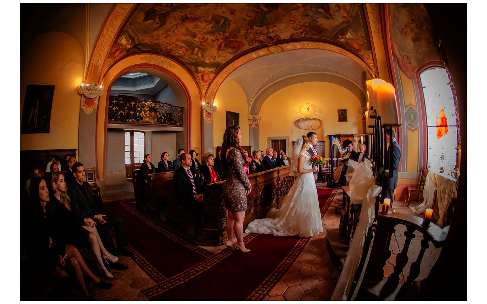 Castle Zbiroh Wedding / Paola & Alexei / wedding ceremony photography