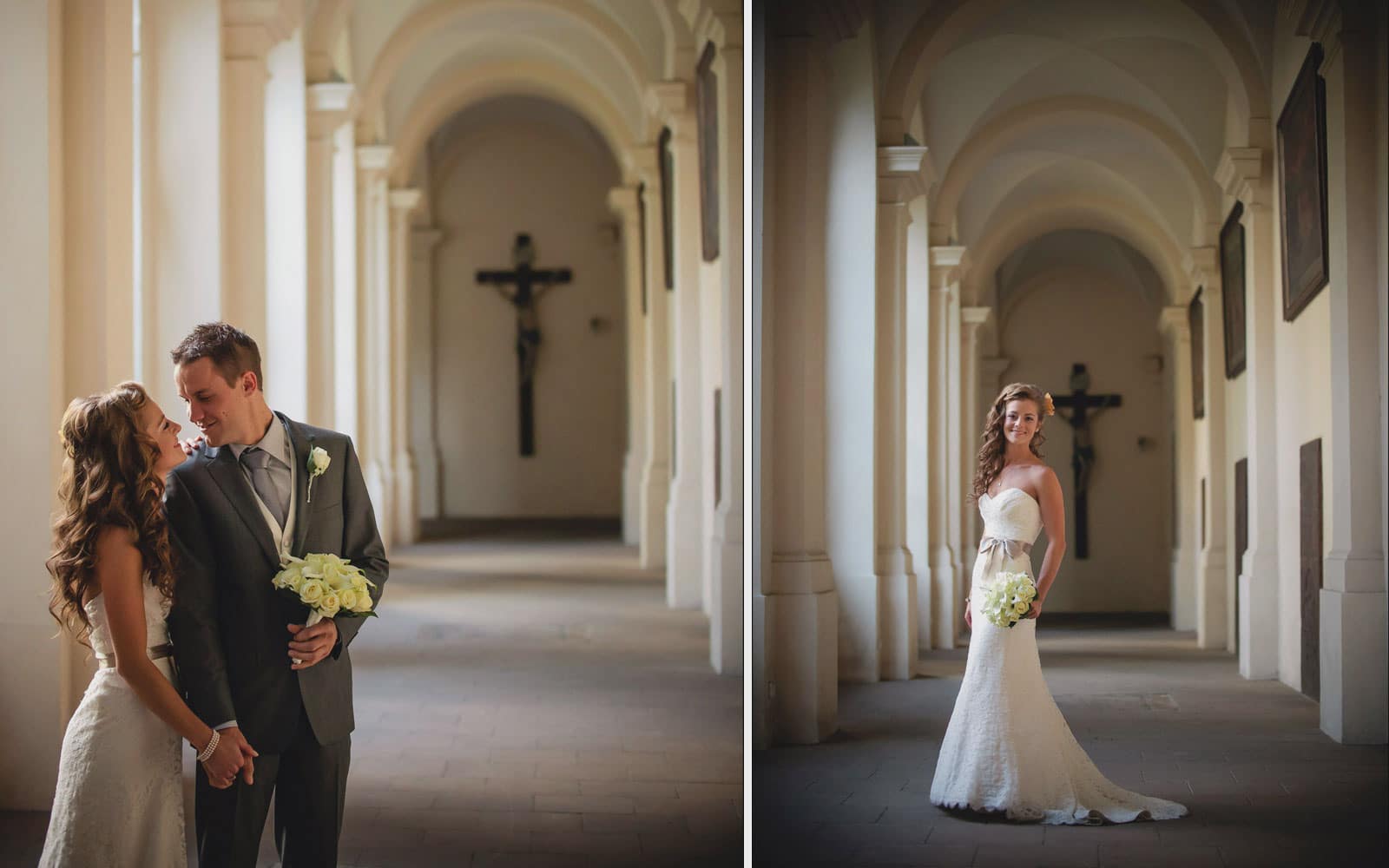 Prague wedding photographers / St. Thomas Church / R&B wedding photographs