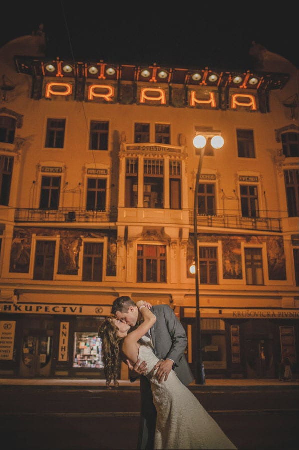 Prague wedding photographers / R&B wedding photographs in Prague