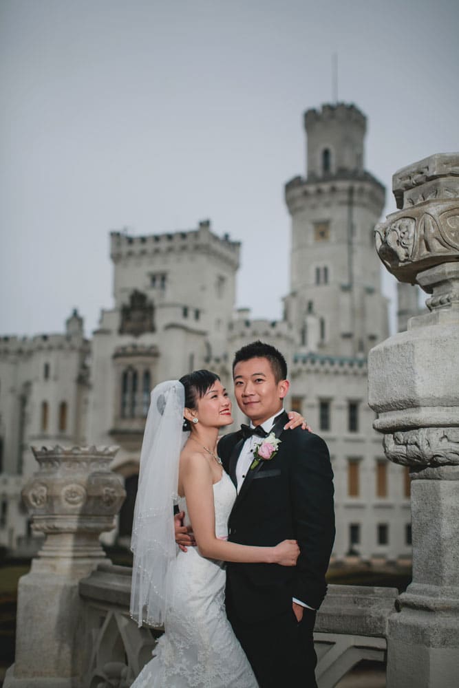 Castle Hluboka nad Vltavou wedding / Suki & Steven / wedding portrait session