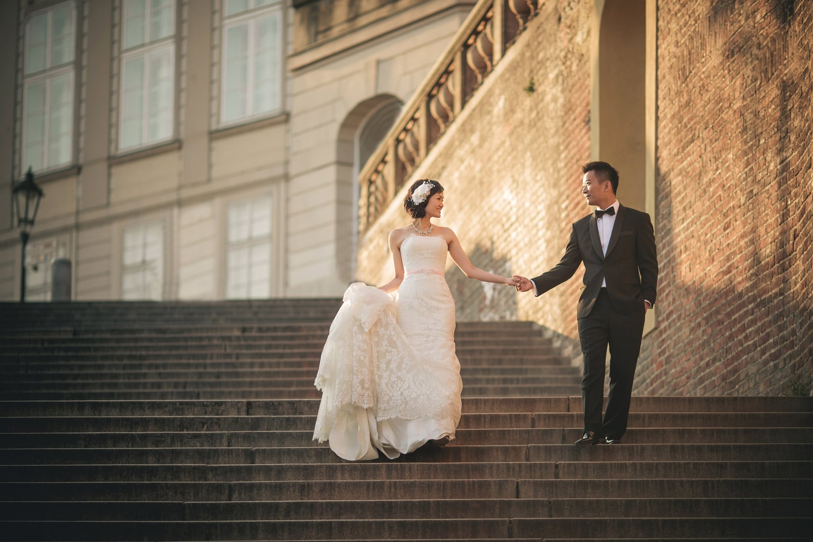 Prague pre wedding / Suki & Steven / portraits at Prague Castle