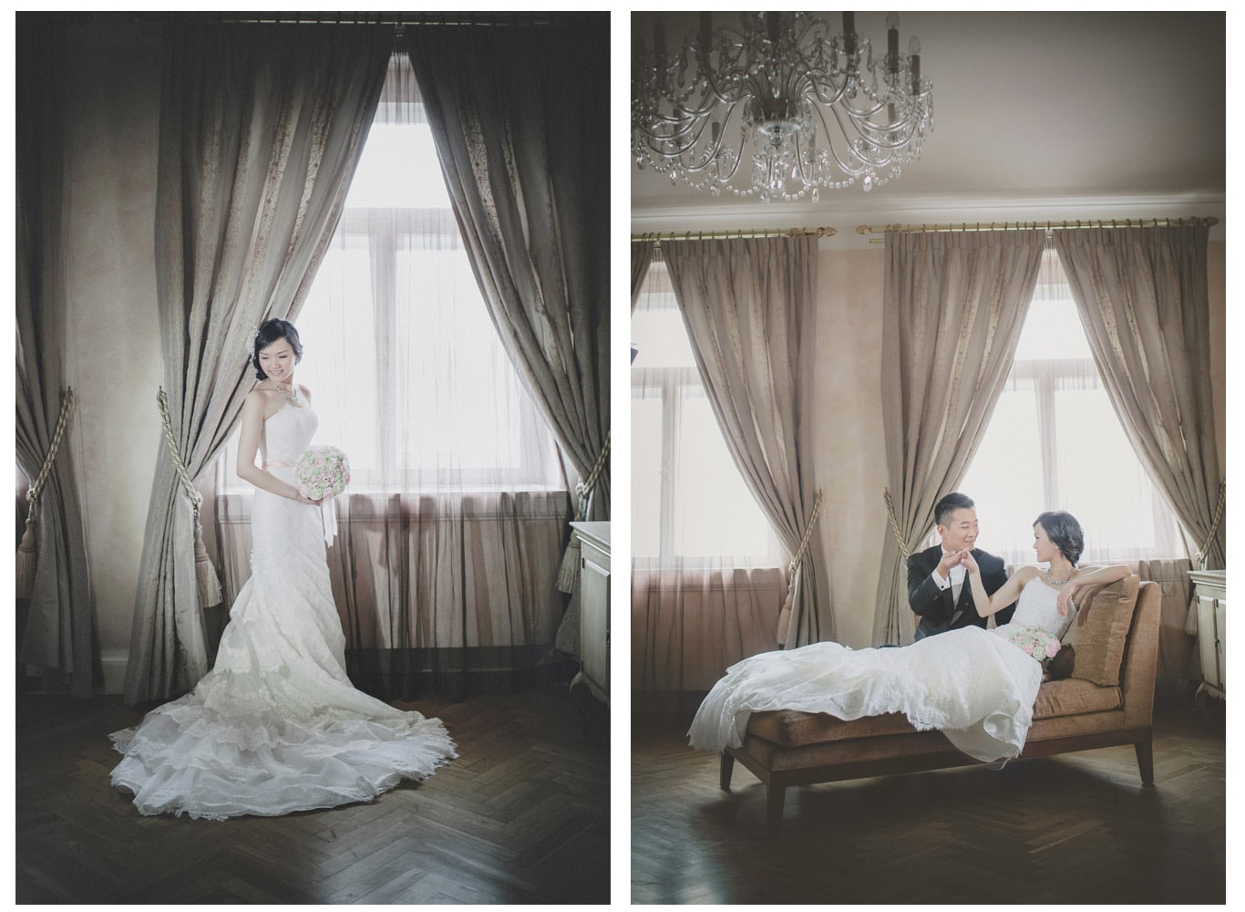 Prague pre wedding / Suki & Steven / portraits at the Pachtuv Palace