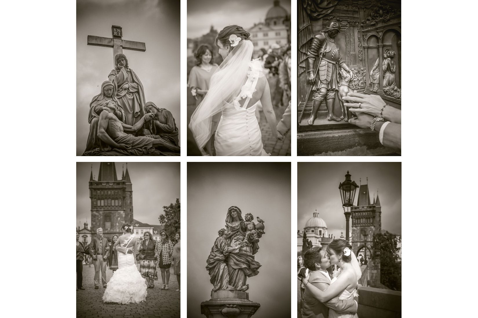 Charles Bridge Wedding / Kimberly & Jules / Charles Bridge portraits