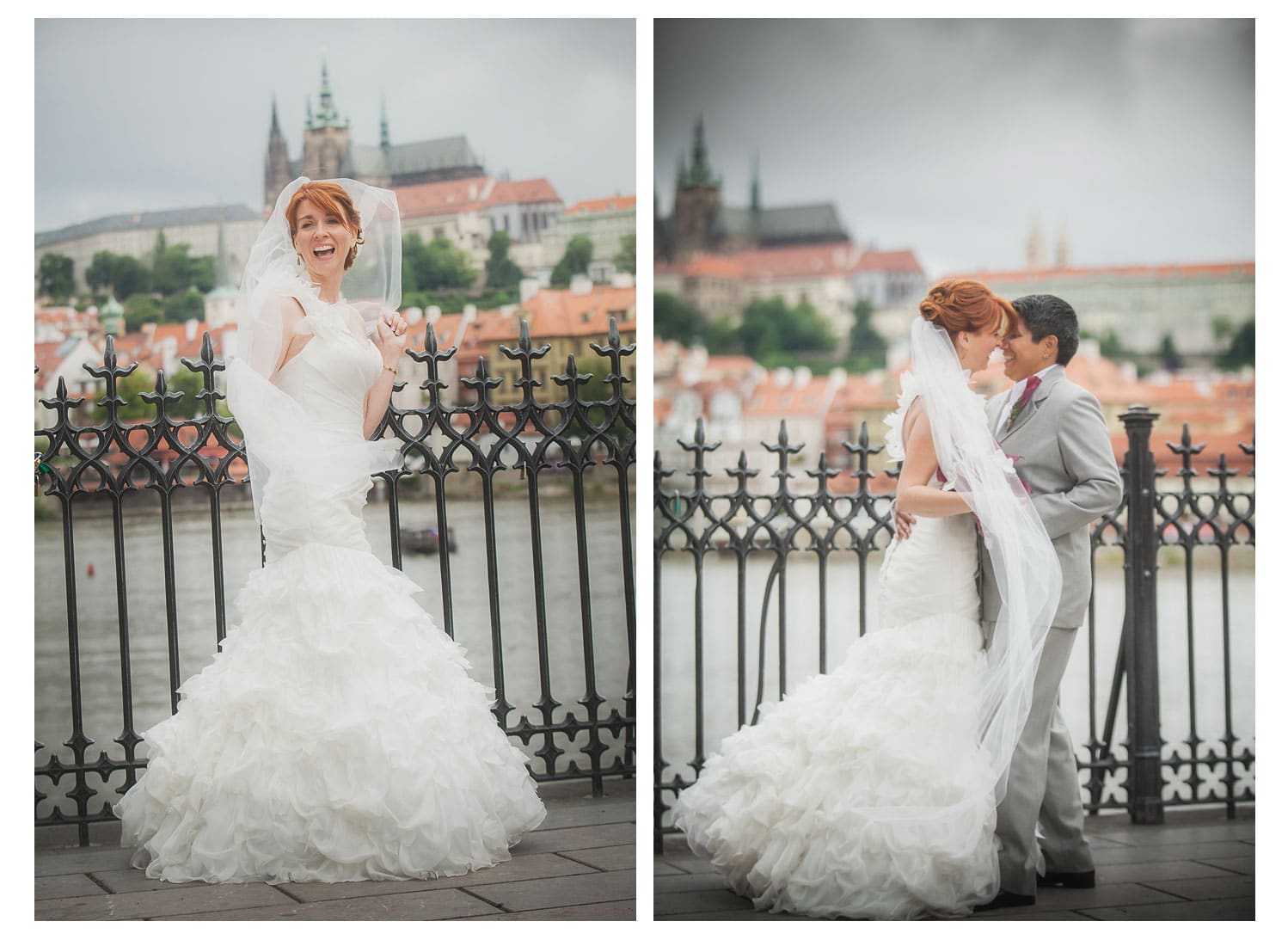 Charles Bridge Wedding / Kimberly & Jules / Charles Bridge wedding portraits