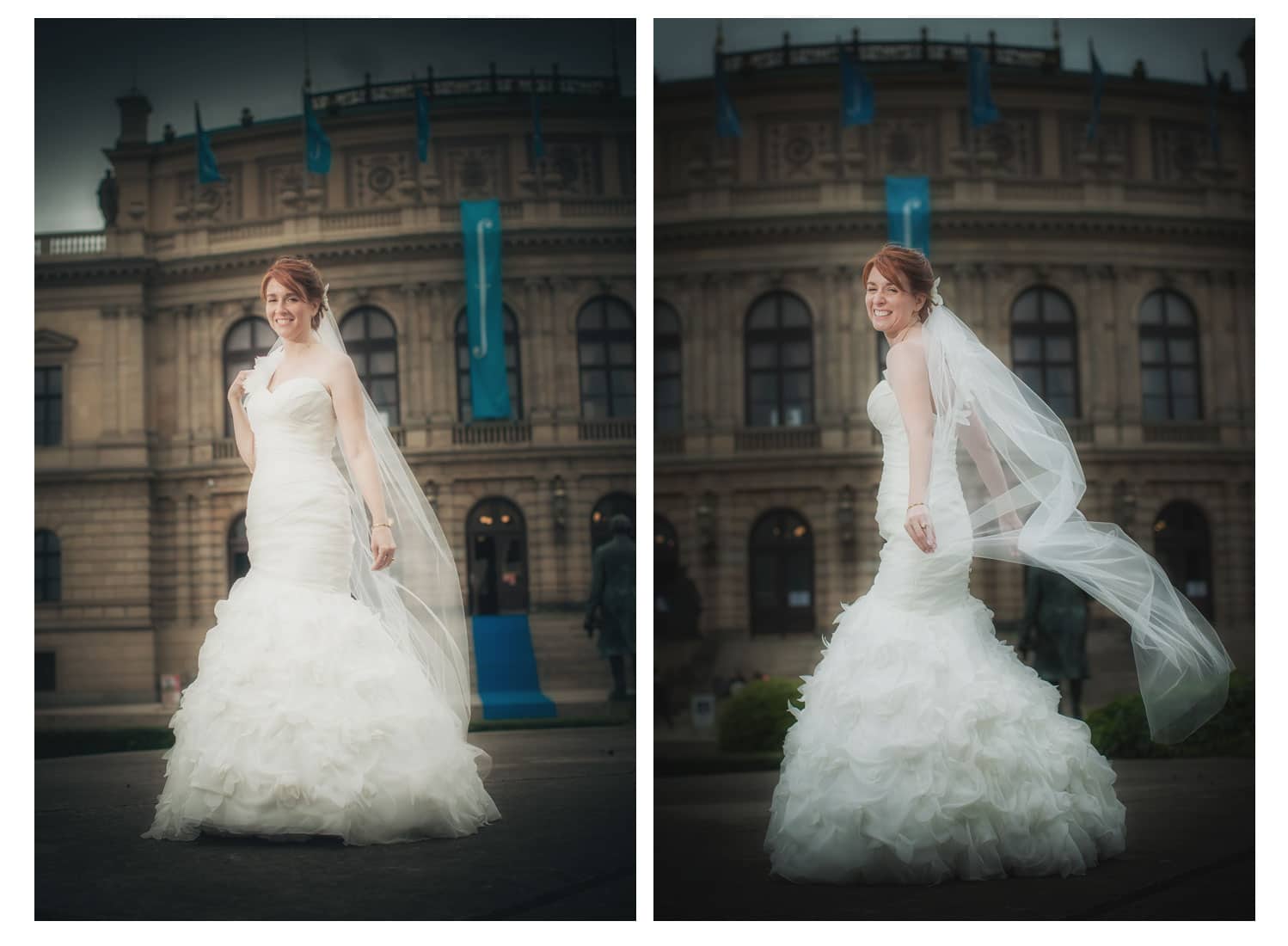 Charles Bridge Wedding / Kimberly & Jules / Rudolfinum bridal wedding portraits