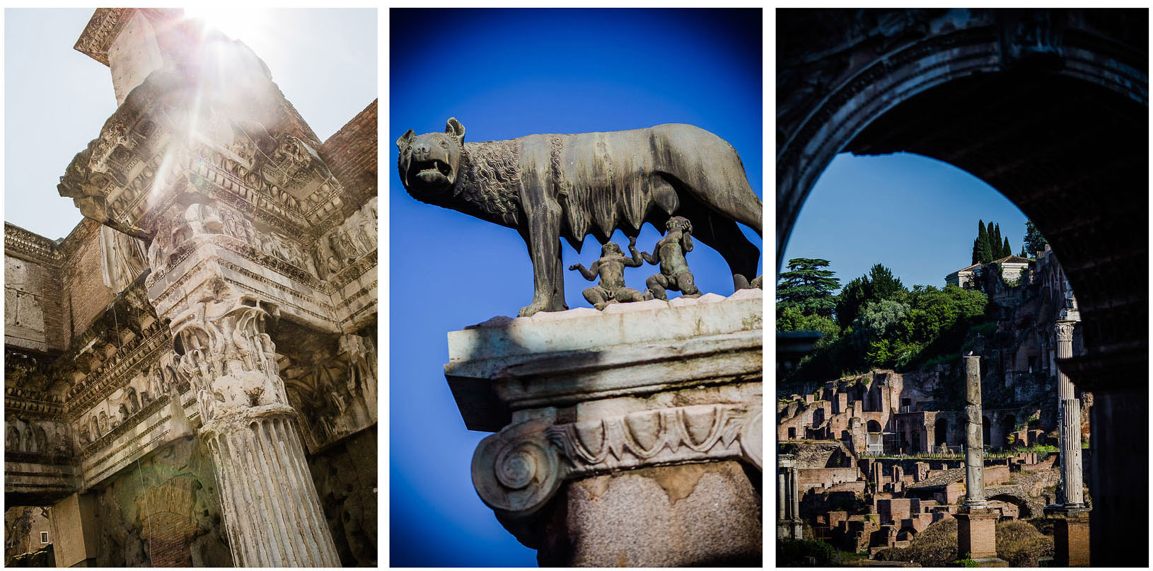 Rome pre wedding photographers / Hanna & Mark / portrait session at the Roman Forum