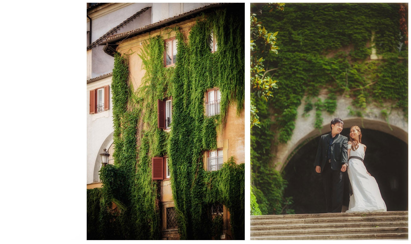 Rome pre wedding photographers / Hanna & Mark / portrait session in Monti