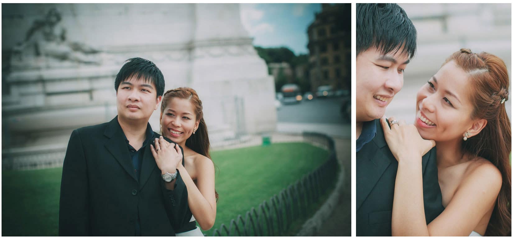 Rome pre wedding photographers / Hanna & Mark / portrait session in Rome