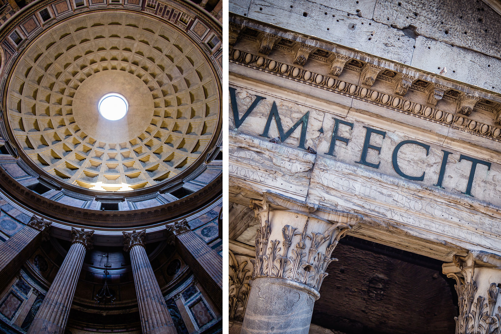 Rome pre wedding photographers / Hanna & Mark / portrait session at the Pantheon