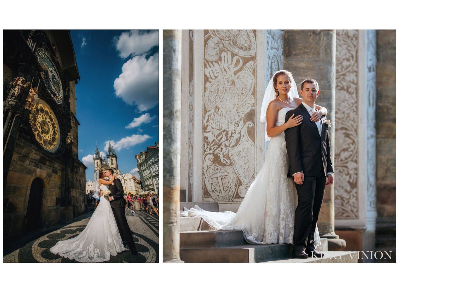 Castle Konopiste wedding / Oksana & Vladislav wedding day photography at Old Town Square