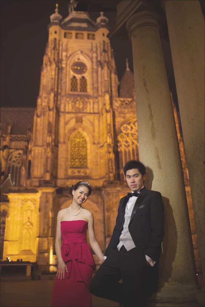 Prague pre wedding / Winona & Erik / portraits at Prague Castle