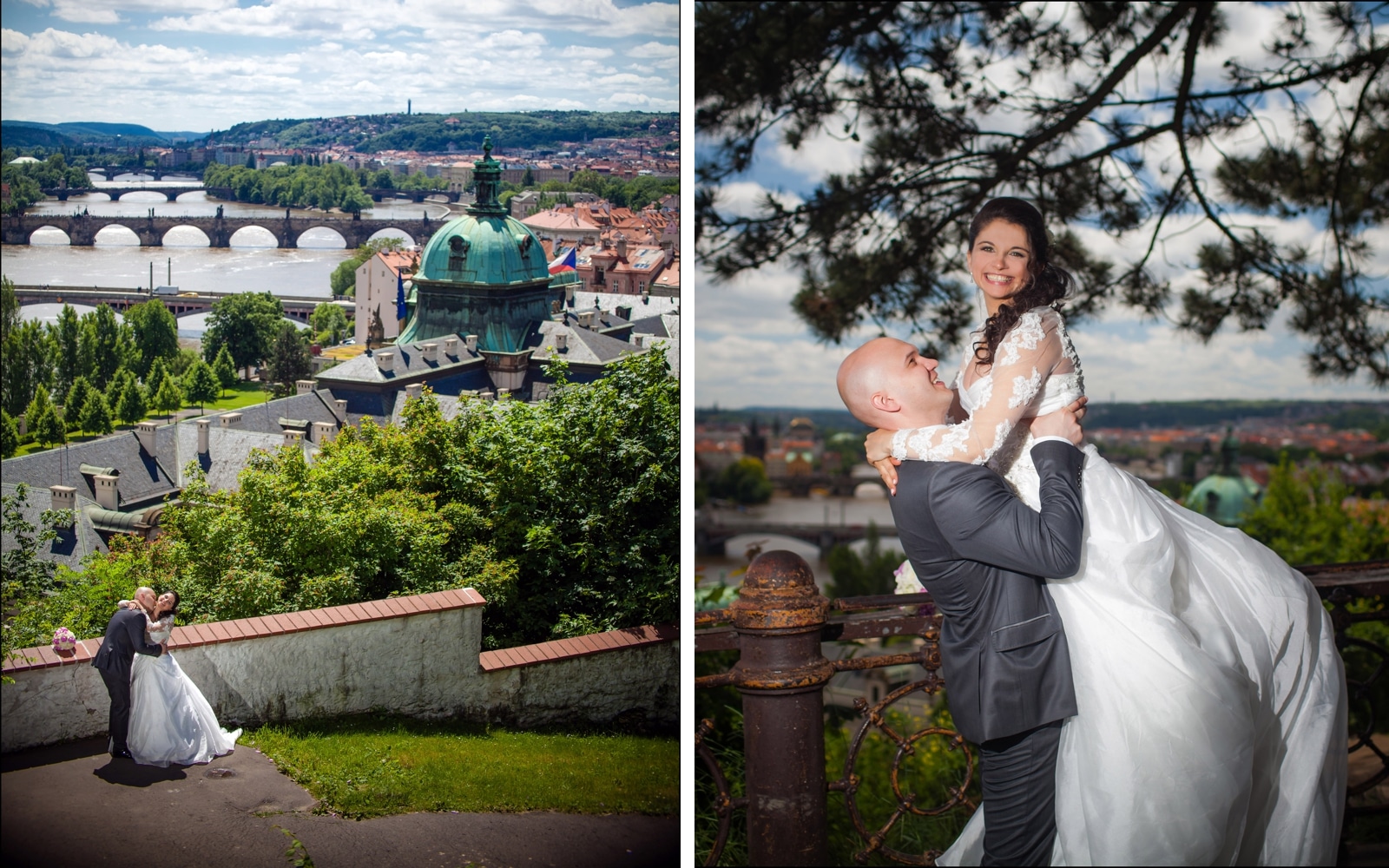 Prague weddings / L&M / wedding day photos