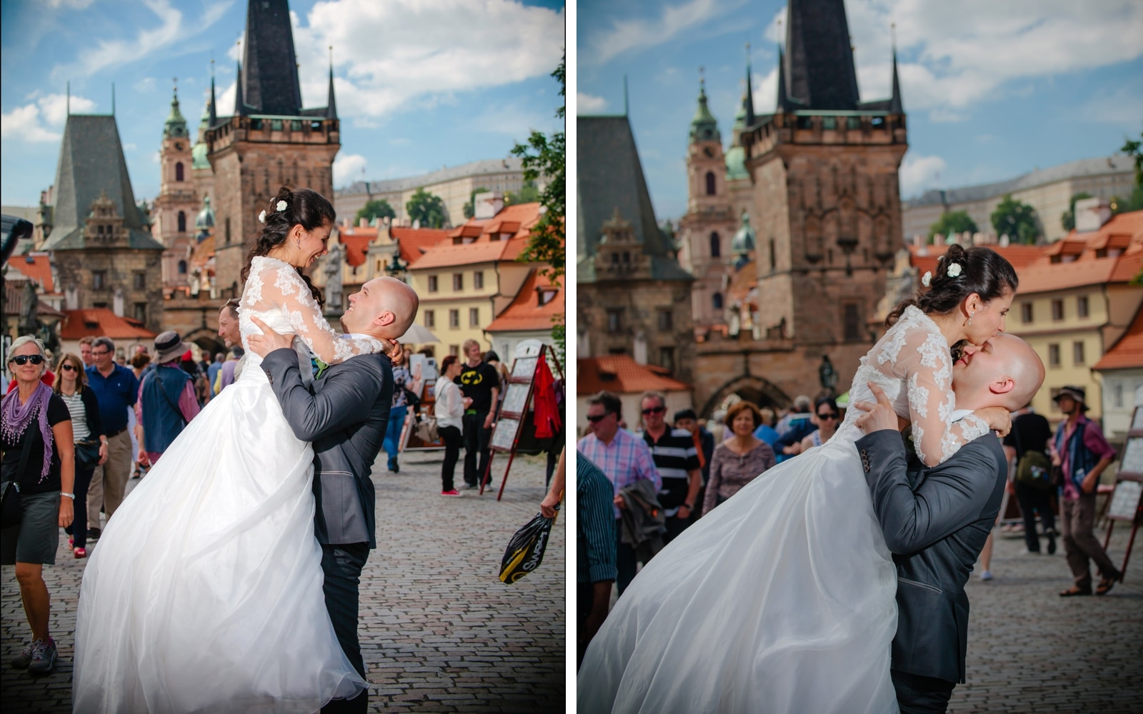 Prague weddings / L&M / wedding day photos