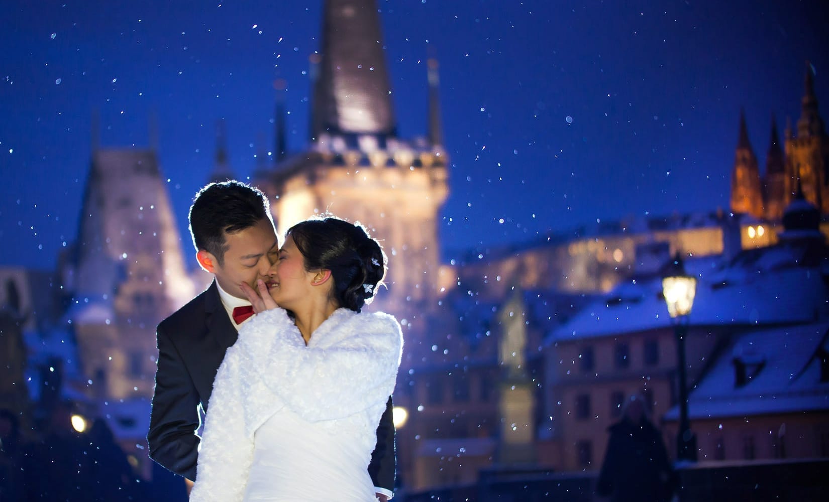 Pre weddings Prague / Y&K / Christmas portrait session