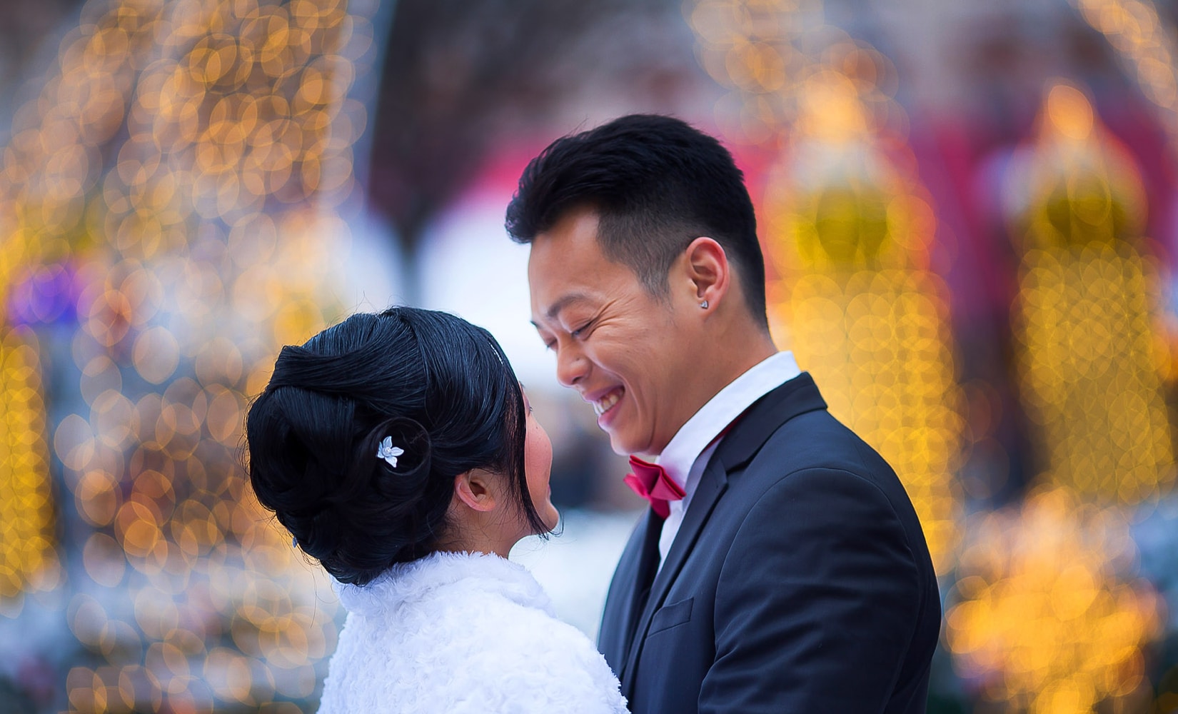 Pre weddings Prague / Y&K / Christmas portrait session