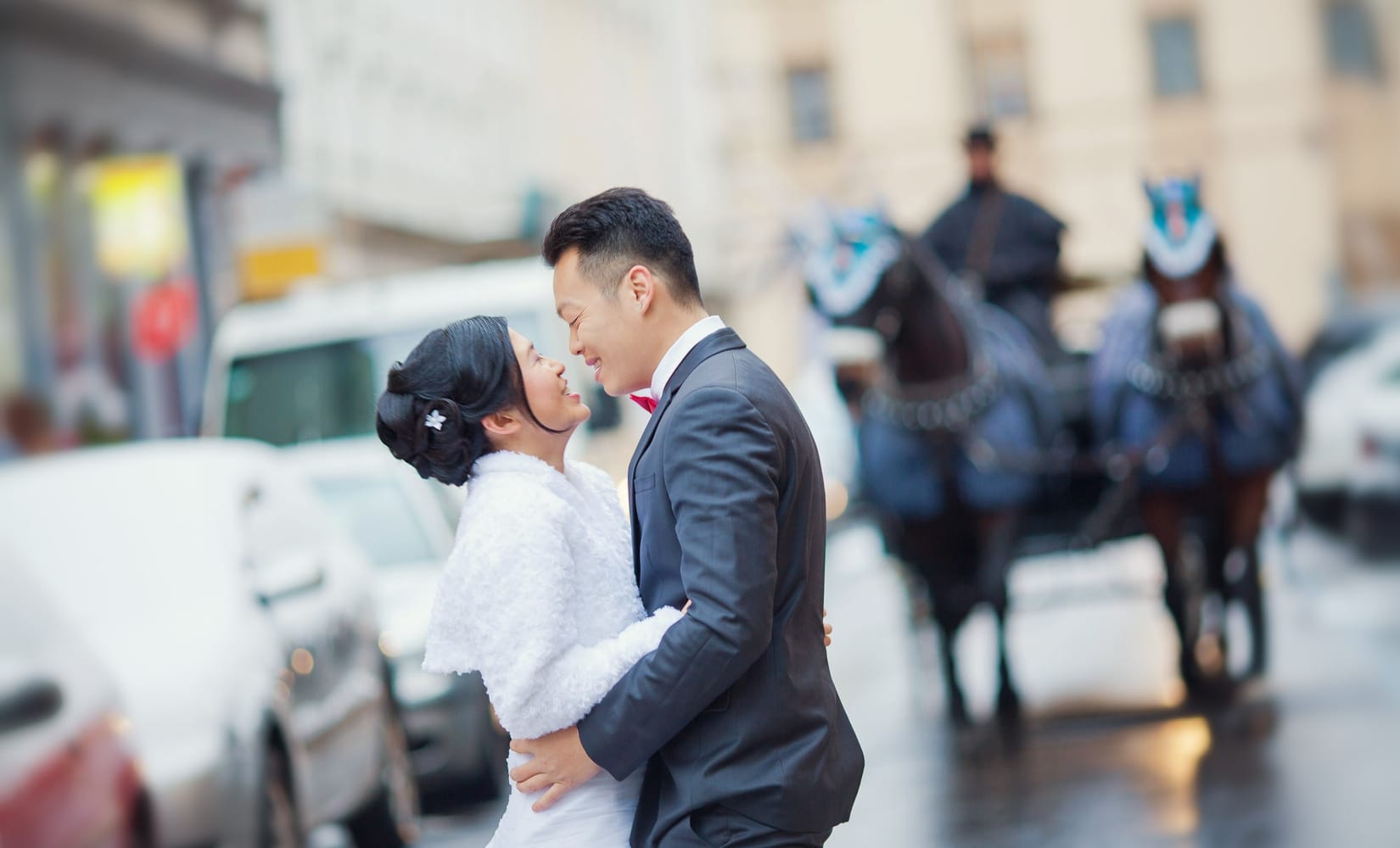 Pre weddings Prague / Y&K / Christmas portrait session