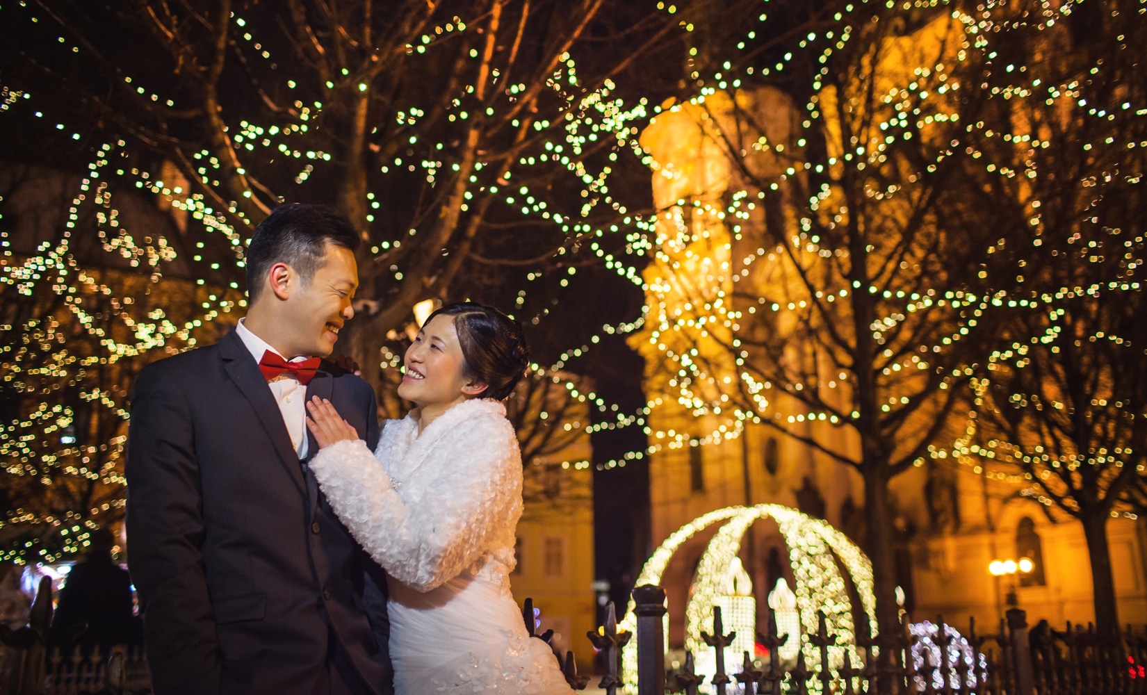 Pre weddings Prague / Y&K / Christmas portrait session