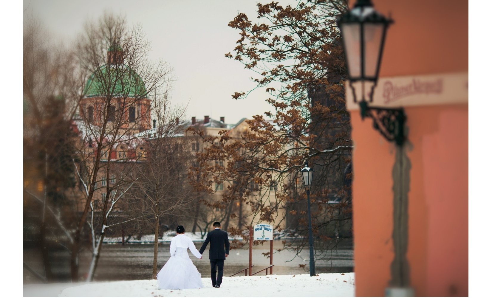 Pre weddings Prague / Y&K / Christmas portrait session