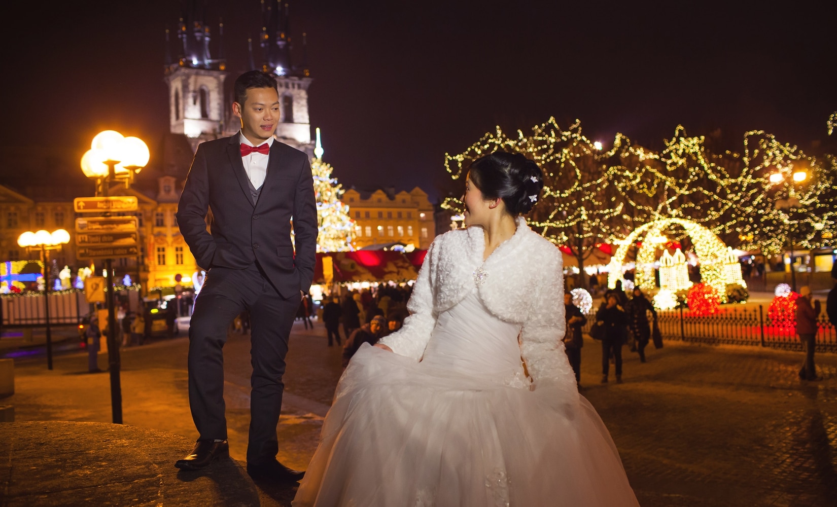 Pre weddings Prague / Y&K / Christmas portrait session