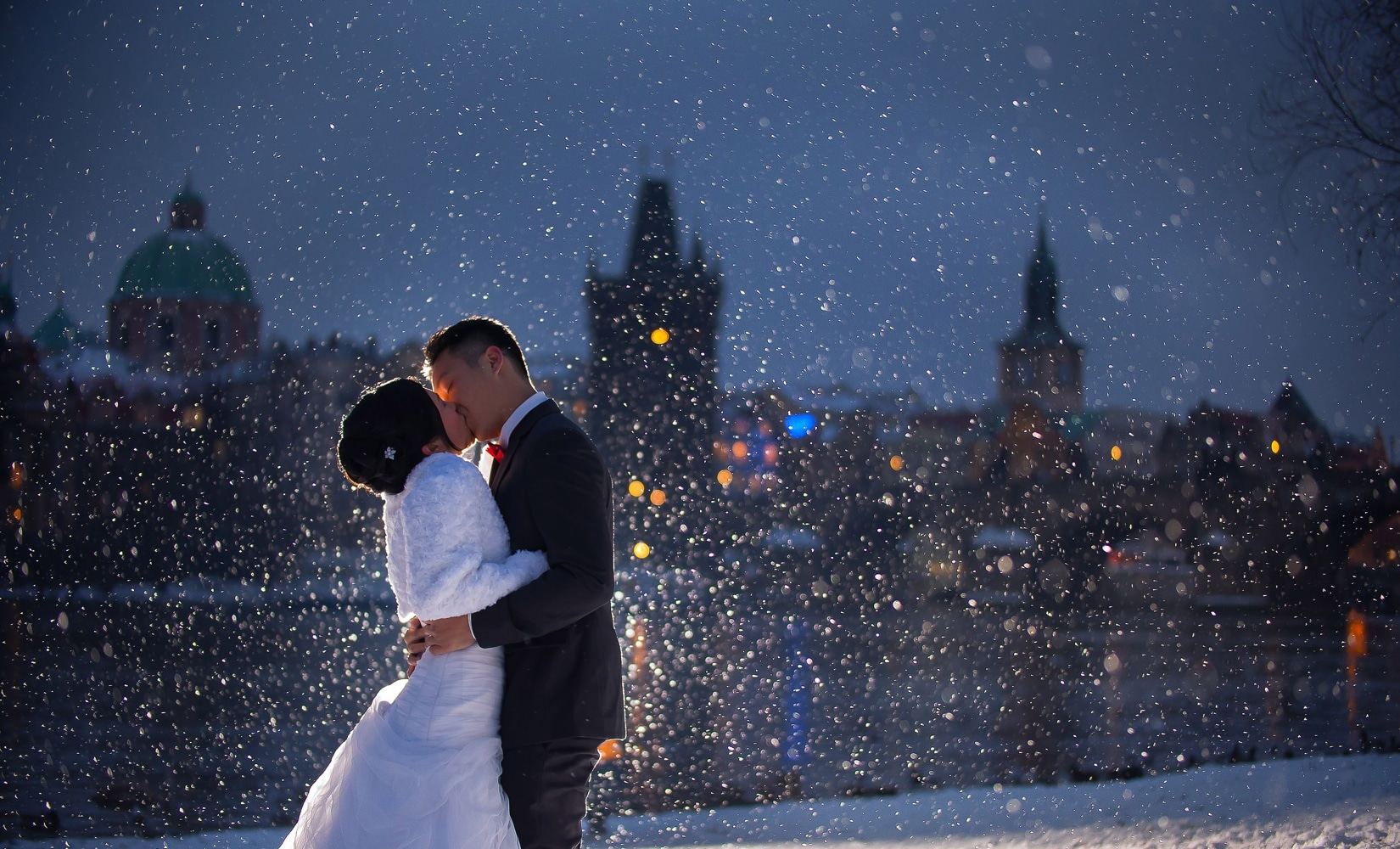 Pre weddings Prague / Y&K / Christmas portrait session